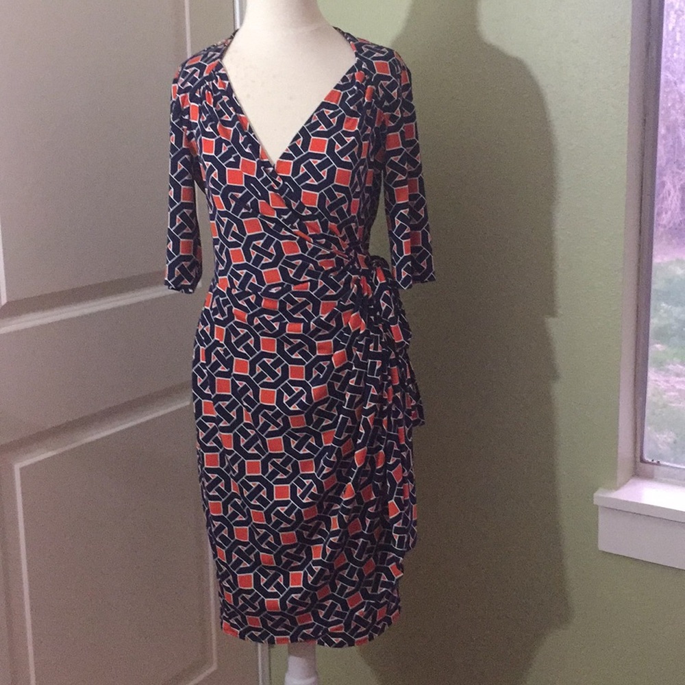 Maggy of London wrap dress.